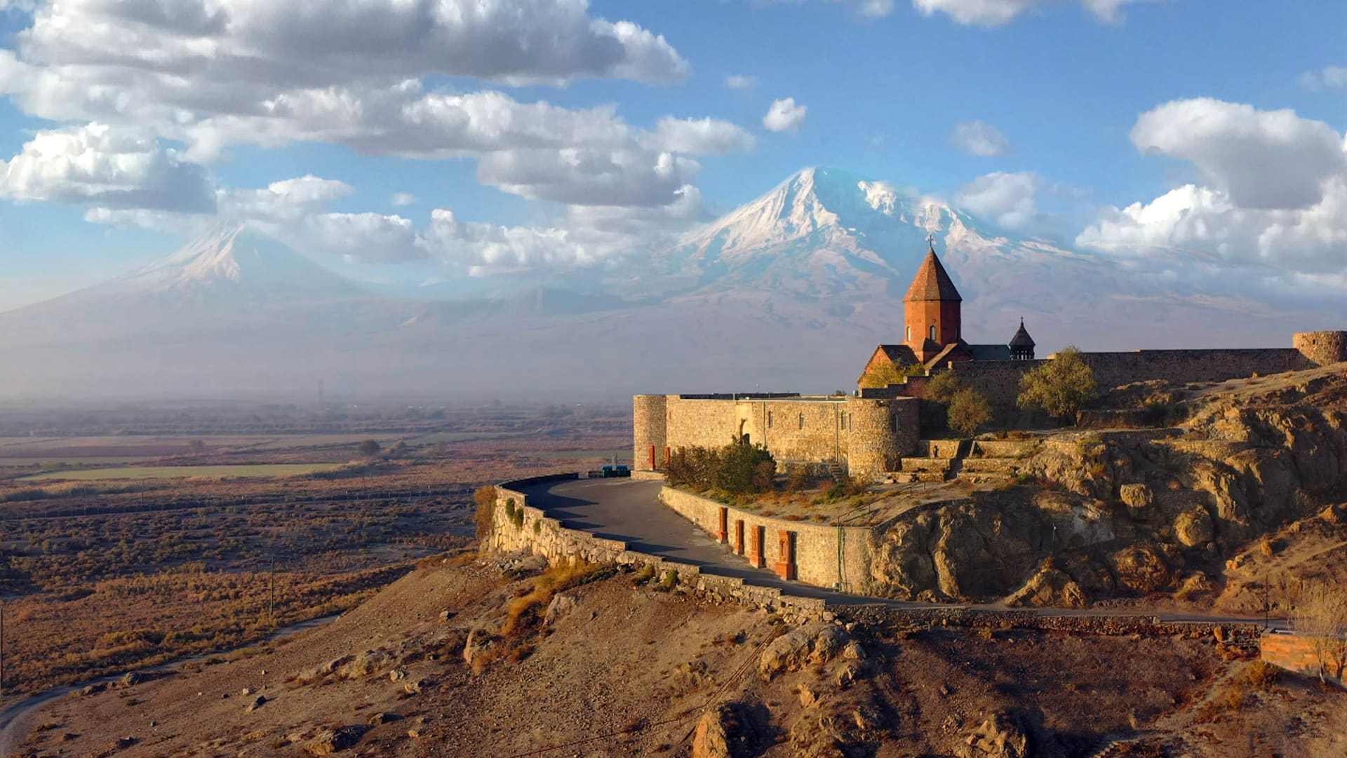 From Yerevan : Khor Virap, Garni, Geghard, Syphony & Charents Arch Day Tour — photograph 2