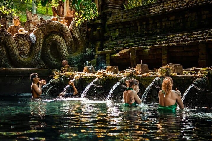 Ubud Instagram Tour Waterfalls, Temple Blessing and Rice Terraces