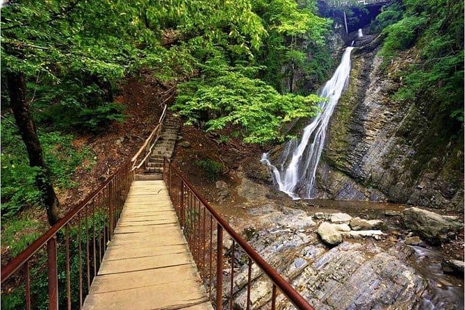 From Baku: Gabala-Shamakhi-Tufandag-Nohur lake-Waterfall tour — photograph 4