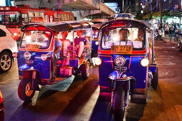 Bangkok After Dark Tuk-Tuk Temples, Markets and Street Food